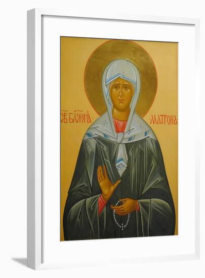 Saint Matrona of Moscow, 20th Century-null-Framed Giclee Print