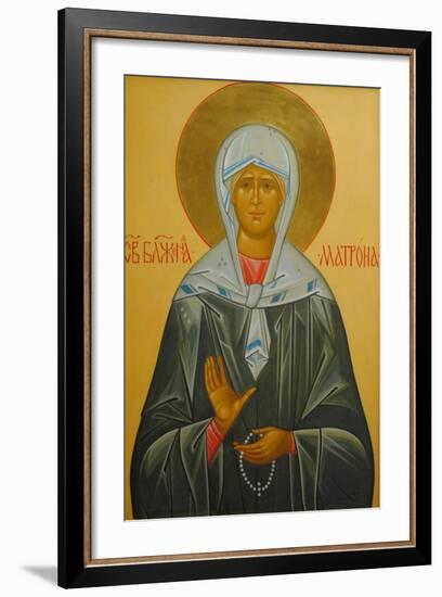 Saint Matrona of Moscow, 20th Century-null-Framed Giclee Print