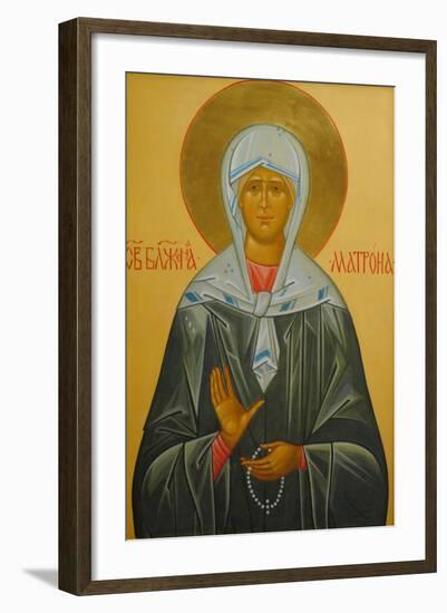 Saint Matrona of Moscow, 20th Century-null-Framed Giclee Print