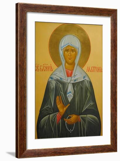 Saint Matrona of Moscow, 20th Century-null-Framed Giclee Print