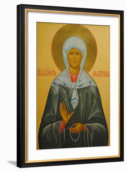 Saint Matrona of Moscow, 20th Century-null-Framed Giclee Print