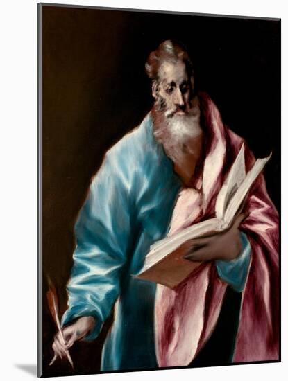 Saint Matthew the Evangelist-El Greco-Mounted Giclee Print