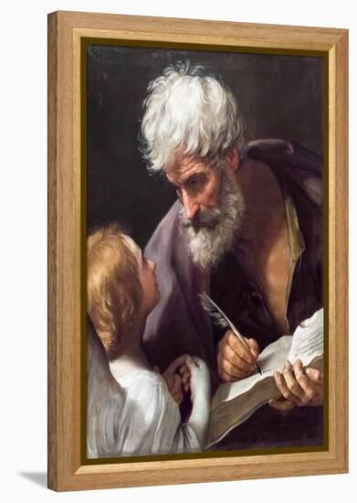 Saint Matthew the Evangelist-Guido Reni-Framed Premier Image Canvas