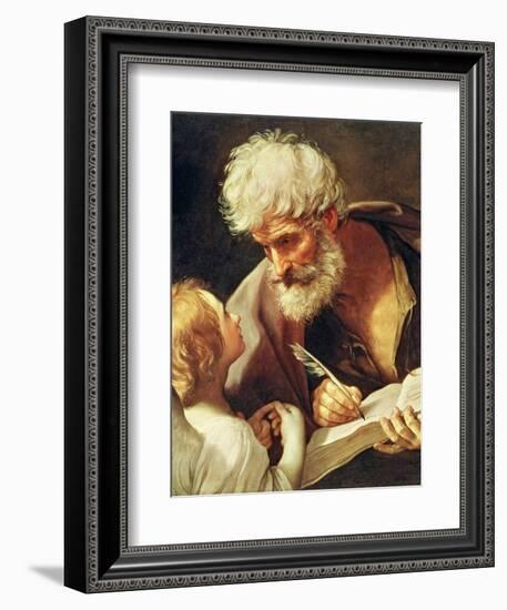 Saint Matthew-Guido Reni-Framed Premium Giclee Print