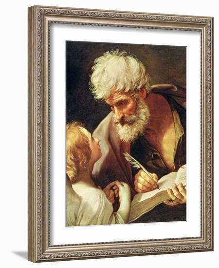 Saint Matthew-Guido Reni-Framed Giclee Print