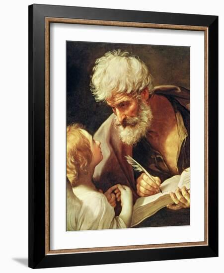 Saint Matthew-Guido Reni-Framed Giclee Print