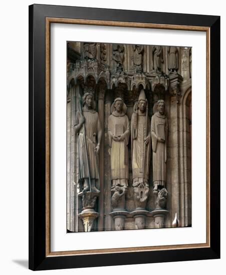 Saint Maurice, Saint Stephen, Pope Clement and Saint Lawrence-null-Framed Giclee Print