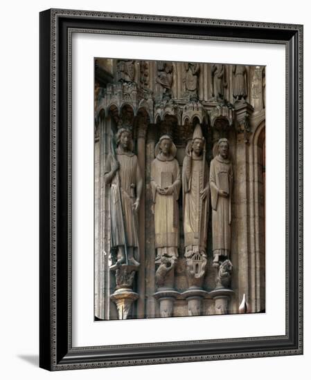 Saint Maurice, Saint Stephen, Pope Clement and Saint Lawrence-null-Framed Giclee Print