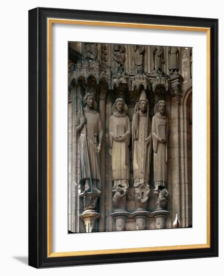 Saint Maurice, Saint Stephen, Pope Clement and Saint Lawrence-null-Framed Giclee Print