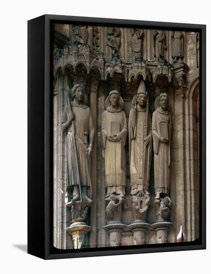 Saint Maurice, Saint Stephen, Pope Clement and Saint Lawrence-null-Framed Premier Image Canvas