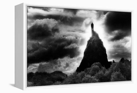 Saint Michael's Church, Rocher D'Aiguilhe, Le Puy, Auvergne, France-Simon Marsden-Framed Premier Image Canvas