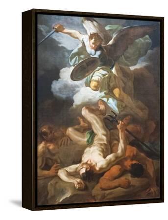 The Last Judgement with Saint Michael fighting with Satan by
