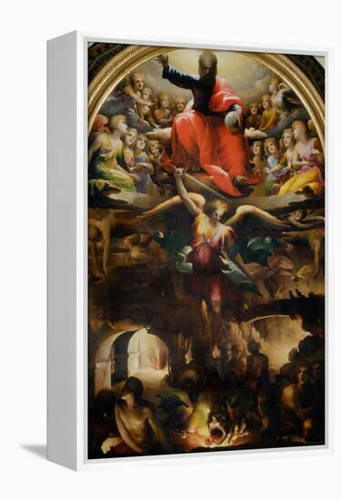 Saint Michael-Domenico Beccafumi-Framed Premier Image Canvas