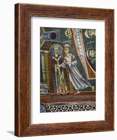 Saint Nicholas Going Back into Monastery-null-Framed Giclee Print