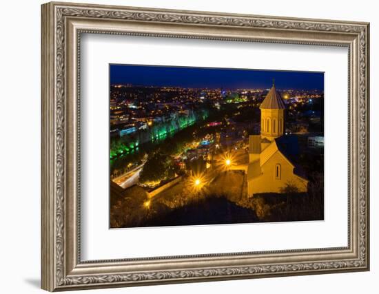 Saint Nicholas's Orthodox Church at Narikala Fortress, Tbilisi-Jan Miracky-Framed Photographic Print