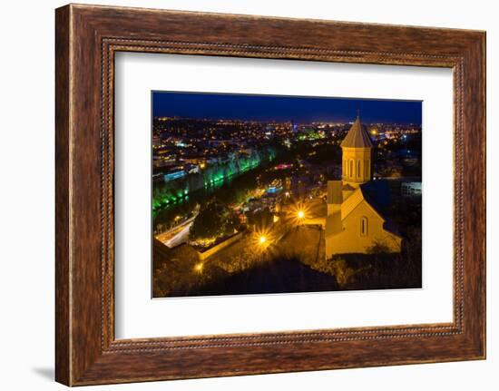 Saint Nicholas's Orthodox Church at Narikala Fortress, Tbilisi-Jan Miracky-Framed Photographic Print