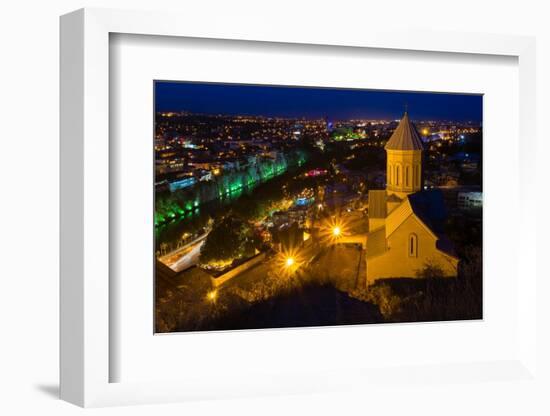 Saint Nicholas's Orthodox Church at Narikala Fortress, Tbilisi-Jan Miracky-Framed Photographic Print