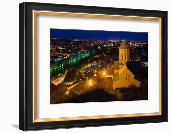 Saint Nicholas's Orthodox Church at Narikala Fortress, Tbilisi-Jan Miracky-Framed Photographic Print