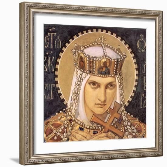 Saint Olga, Princess of Kiev, Second Half of the 19th C-Nikolai Alexandrovich Bruni-Framed Giclee Print