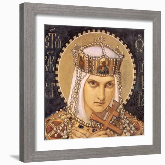 Saint Olga, Princess of Kiev, Second Half of the 19th C-Nikolai Alexandrovich Bruni-Framed Giclee Print