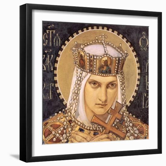 Saint Olga, Princess of Kiev, Second Half of the 19th C-Nikolai Alexandrovich Bruni-Framed Giclee Print