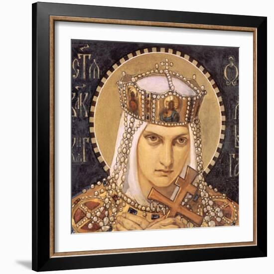 Saint Olga, Princess of Kiev, Second Half of the 19th C-Nikolai Alexandrovich Bruni-Framed Giclee Print