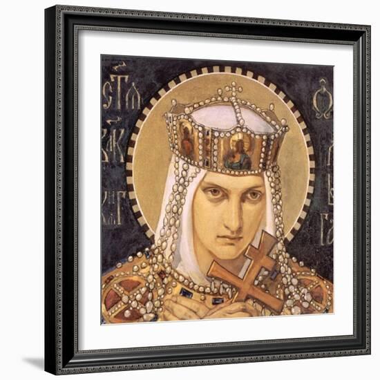 Saint Olga, Princess of Kiev, Second Half of the 19th C-Nikolai Alexandrovich Bruni-Framed Giclee Print