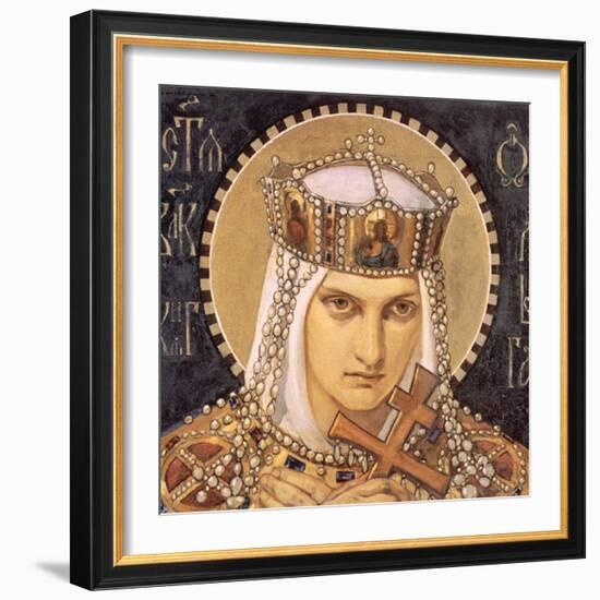 Saint Olga, Princess of Kiev, Second Half of the 19th C-Nikolai Alexandrovich Bruni-Framed Giclee Print