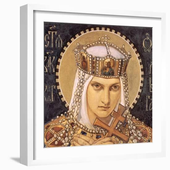 Saint Olga, Princess of Kiev, Second Half of the 19th C-Nikolai Alexandrovich Bruni-Framed Premium Giclee Print