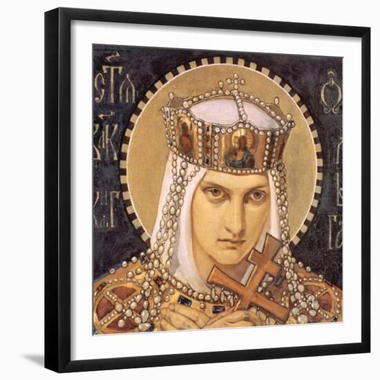 Saint Olga, Princess of Kiev, Second Half of the 19th C-Nikolai Alexandrovich Bruni-Framed Giclee Print