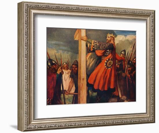 'Saint Oswald at Hevenfelth', 1912-Unknown-Framed Giclee Print