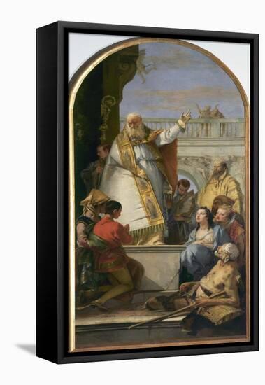 Saint Patrick, Bishop of Ireland-Giovanni Battista Tiepolo-Framed Premier Image Canvas