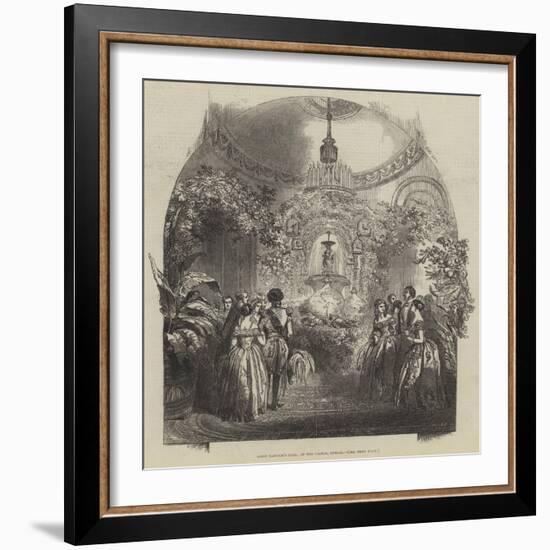 Saint Patrick's Ball, at the Castle, Dublin-null-Framed Giclee Print