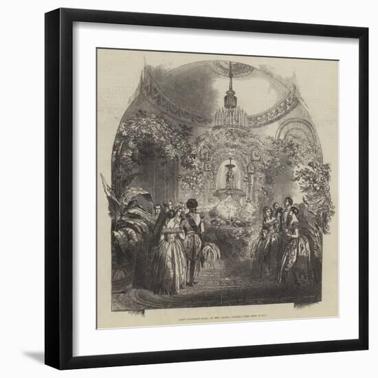 Saint Patrick's Ball, at the Castle, Dublin-null-Framed Giclee Print