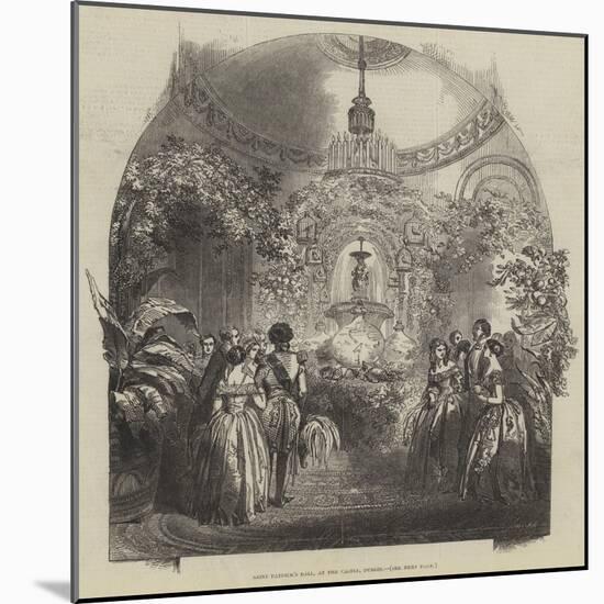 Saint Patrick's Ball, at the Castle, Dublin-null-Mounted Giclee Print