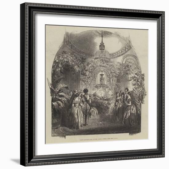 Saint Patrick's Ball, at the Castle, Dublin-null-Framed Giclee Print