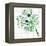 Saint Patrick's Day Doodles in the Shape of Clover with Four Leaves-Alisa Foytik-Framed Stretched Canvas