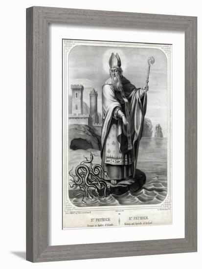 Saint Patrick-null-Framed Premium Giclee Print