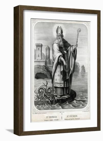 Saint Patrick-null-Framed Premium Giclee Print