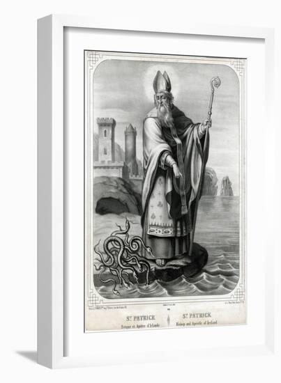 Saint Patrick-null-Framed Premium Giclee Print