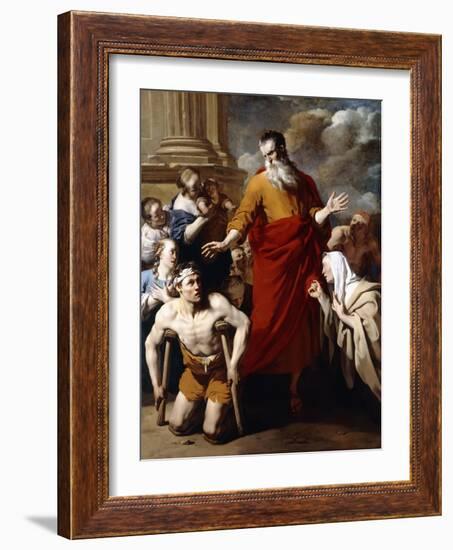 Saint Paul Healing the Sick at Lystra-Karel Dujardin-Framed Giclee Print