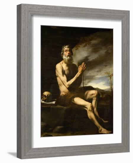 Saint Paul Hermit-Jusepe de Ribera-Framed Giclee Print