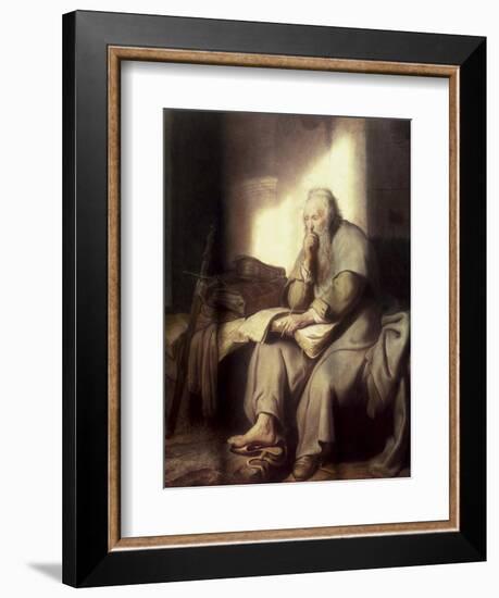 Saint Paul in Prison-Rembrandt van Rijn-Framed Giclee Print