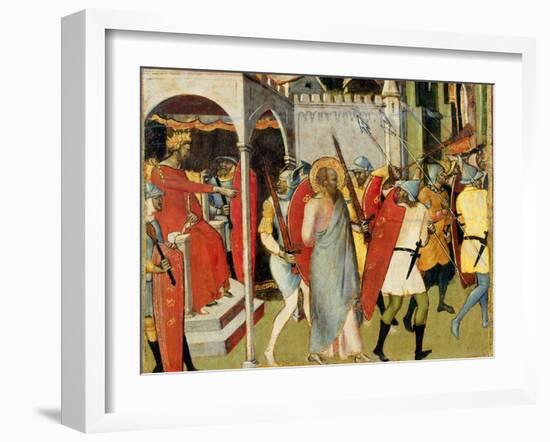 Saint Paul Led to Martyrdom-Luca Di Tomme-Framed Giclee Print