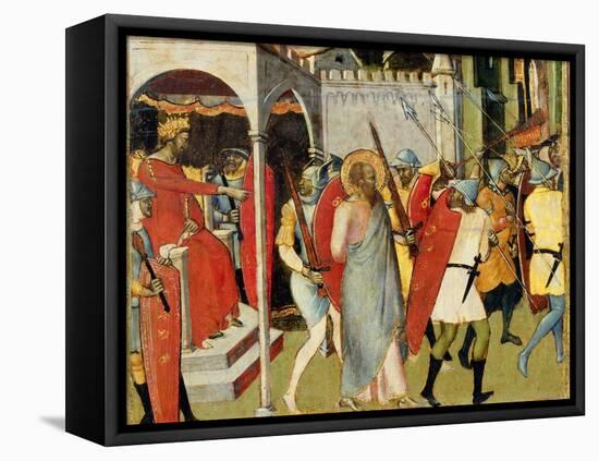 Saint Paul Led to Martyrdom-Luca Di Tomme-Framed Premier Image Canvas