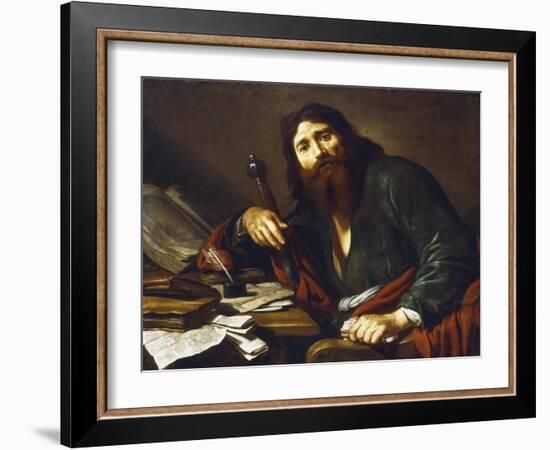 Saint Paul the Apostle, 17th Century-Claude Vignon-Framed Giclee Print