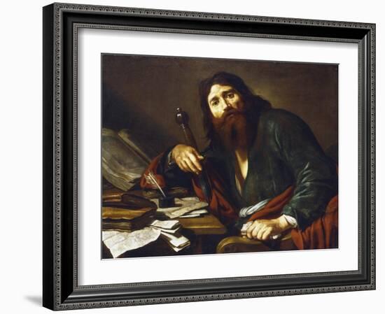 Saint Paul the Apostle, 17th Century-Claude Vignon-Framed Premium Giclee Print