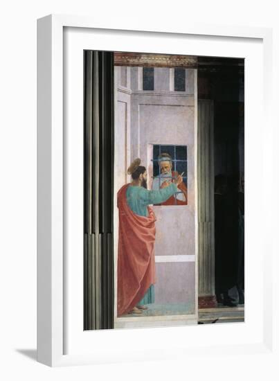 Saint Paul Visiting Saint Peter in Prison, 1485-Filippino Lippi-Framed Giclee Print