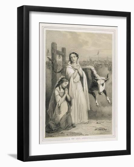 Saint Perpetua-Louis Lassalle-Framed Art Print