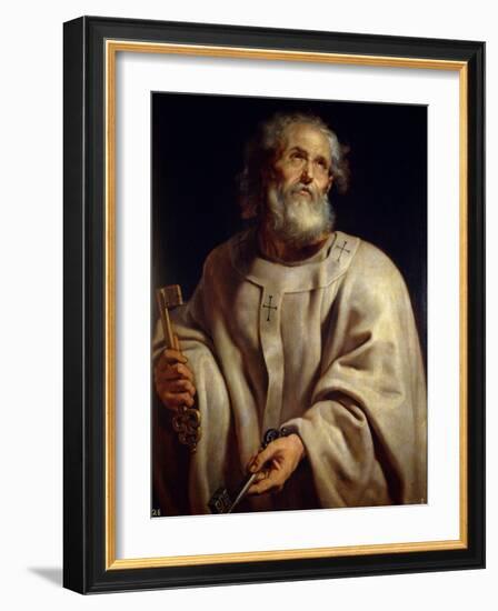 Saint Peter by Peter Paul Rubens-Fine Art-Framed Photographic Print